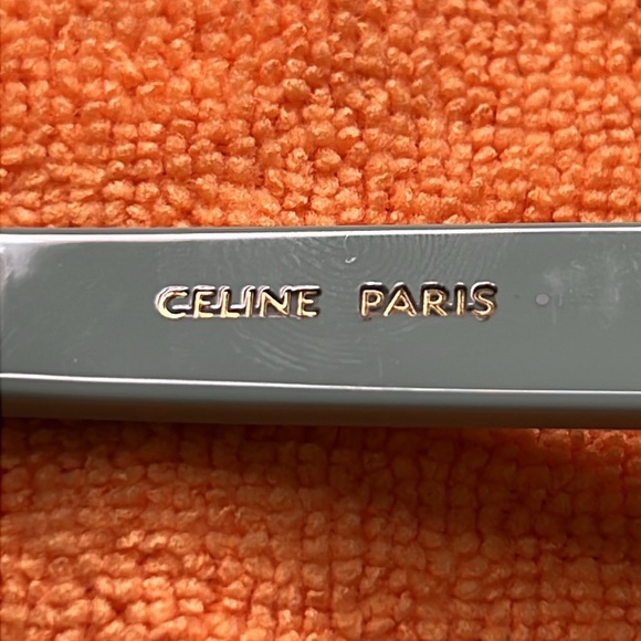 CELINE MONOCHROMS SQUARE-FRAME ACETATE SUNGLASSES ๐ - Picture 6 of 12